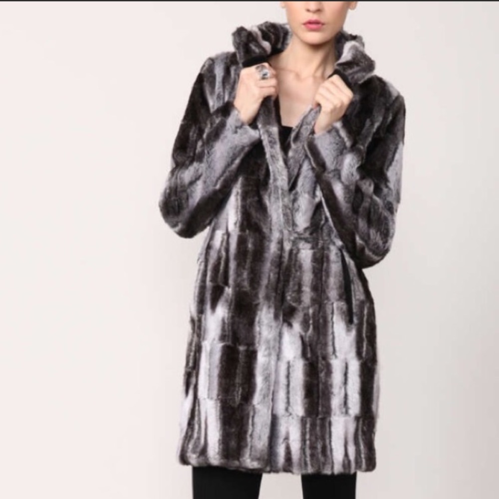 Walter Baker faux fur coat